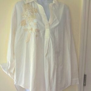 Embroidered Maternity Blouse